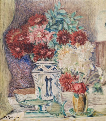 Giovan Battista (Tita) Mozzoni — Vasi di fiori